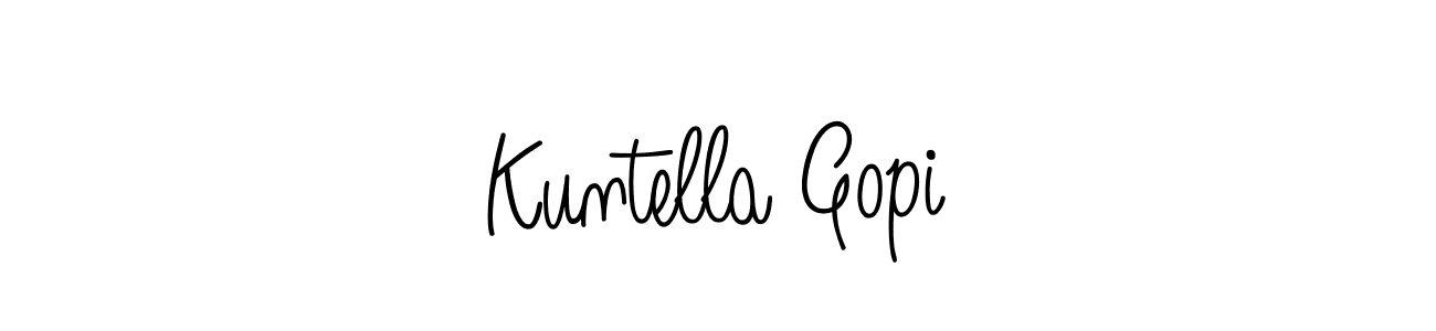 How to Draw Kuntella Gopi signature style? Angelique-Rose-font-FFP is a latest design signature styles for name Kuntella Gopi. Kuntella Gopi signature style 5 images and pictures png