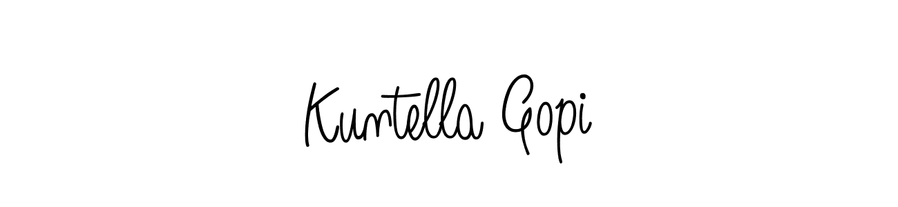 You can use this online signature creator to create a handwritten signature for the name Kuntella Gopi. This is the best online autograph maker. Kuntella Gopi signature style 5 images and pictures png