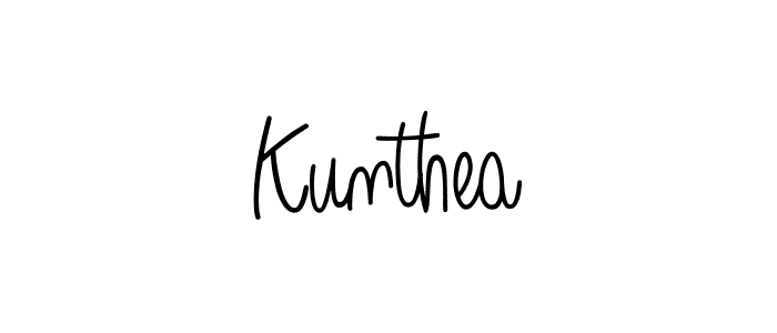 Create a beautiful signature design for name Kunthea. With this signature (Angelique-Rose-font-FFP) fonts, you can make a handwritten signature for free. Kunthea signature style 5 images and pictures png