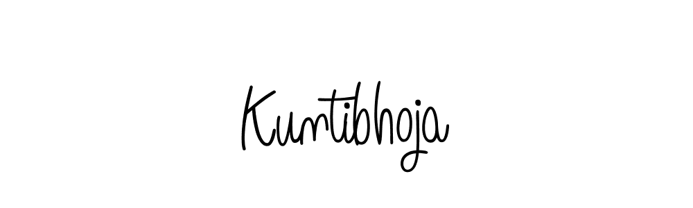 The best way (Angelique-Rose-font-FFP) to make a short signature is to pick only two or three words in your name. The name Kuntibhoja include a total of six letters. For converting this name. Kuntibhoja signature style 5 images and pictures png