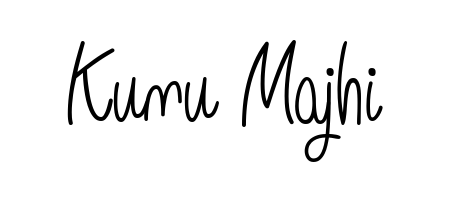 Upgrade your professional image with Kunu Majhi signature created with Angelique-Rose-font-FFP font. Fast, free, and watermark-free download. Kunu Majhi signature style 5 images and pictures png