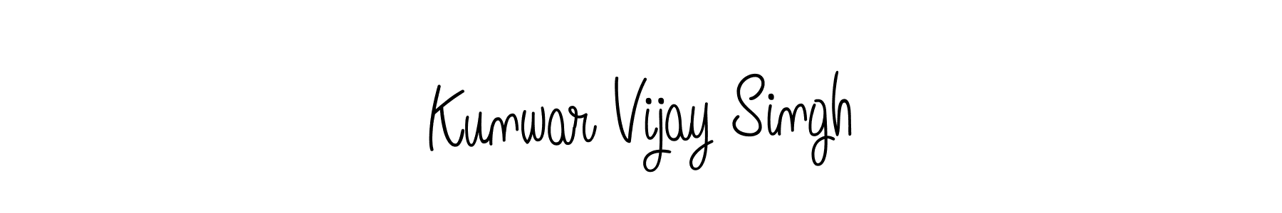 How to make Kunwar Vijay Singh name signature. Use Angelique-Rose-font-FFP style for creating short signs online. This is the latest handwritten sign. Kunwar Vijay Singh signature style 5 images and pictures png