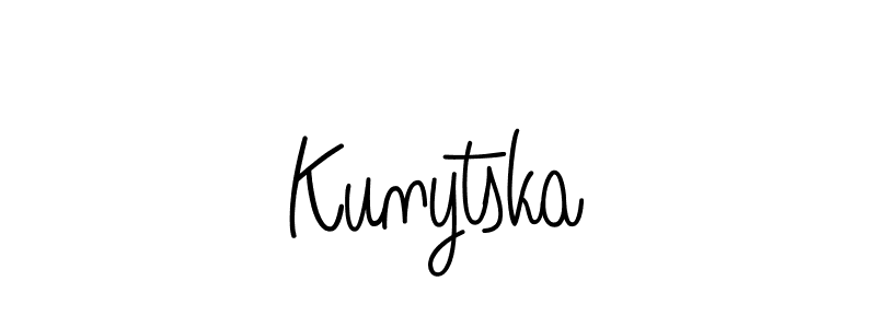 Here are the top 10 professional signature styles for the name Kunytska. These are the best autograph styles you can use for your name. Kunytska signature style 5 images and pictures png