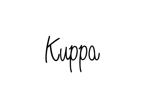 if you are searching for the best signature style for your name Kuppa. so please give up your signature search. here we have designed multiple signature styles  using Angelique-Rose-font-FFP. Kuppa signature style 5 images and pictures png