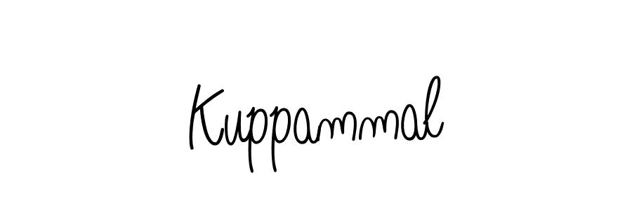 Design your own signature with our free online signature maker. With this signature software, you can create a handwritten (Angelique-Rose-font-FFP) signature for name Kuppammal. Kuppammal signature style 5 images and pictures png