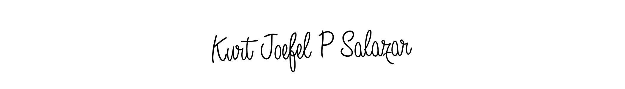 Make a short Kurt Joefel P Salazar signature style. Manage your documents anywhere anytime using Angelique-Rose-font-FFP. Create and add eSignatures, submit forms, share and send files easily. Kurt Joefel P Salazar signature style 5 images and pictures png