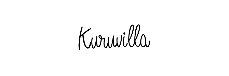 Make a beautiful signature design for name Kuruvilla. Use this online signature maker to create a handwritten signature for free. Kuruvilla signature style 5 images and pictures png