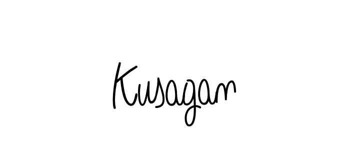 Make a beautiful signature design for name Kusagan. With this signature (Angelique-Rose-font-FFP) style, you can create a handwritten signature for free. Kusagan signature style 5 images and pictures png