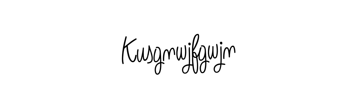 Kusgnwjfgwjn stylish signature style. Best Handwritten Sign (Angelique-Rose-font-FFP) for my name. Handwritten Signature Collection Ideas for my name Kusgnwjfgwjn. Kusgnwjfgwjn signature style 5 images and pictures png