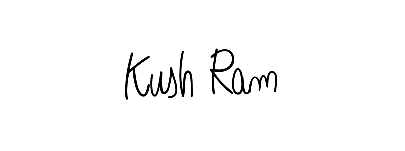Design your own signature with our free online signature maker. With this signature software, you can create a handwritten (Angelique-Rose-font-FFP) signature for name Kush Ram. Kush Ram signature style 5 images and pictures png
