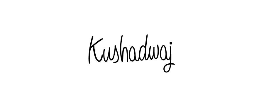 How to make Kushadwaj signature? Angelique-Rose-font-FFP is a professional autograph style. Create handwritten signature for Kushadwaj name. Kushadwaj signature style 5 images and pictures png