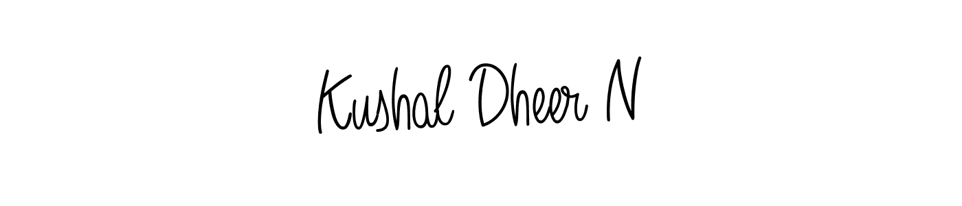 Also You can easily find your signature by using the search form. We will create Kushal Dheer N name handwritten signature images for you free of cost using Angelique-Rose-font-FFP sign style. Kushal Dheer N signature style 5 images and pictures png