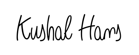The Angelique-Rose-font-FFP lettering style adds unique flourish to name Kushal Hans. Stand out with a custom digital autograph made in seconds. Kushal Hans signature style 5 images and pictures png