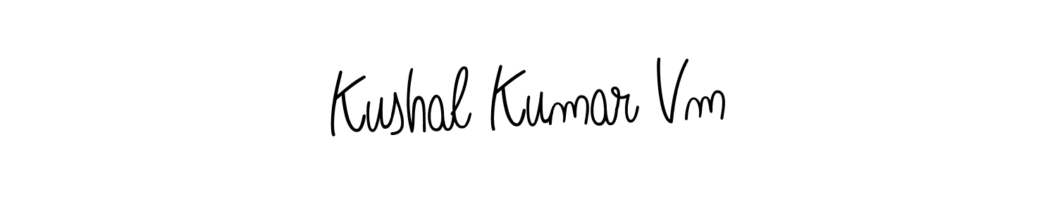 Once you've used our free online signature maker to create your best signature Angelique-Rose-font-FFP style, it's time to enjoy all of the benefits that Kushal Kumar Vm name signing documents. Kushal Kumar Vm signature style 5 images and pictures png