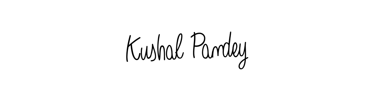 Create a beautiful signature design for name Kushal Pandey. With this signature (Angelique-Rose-font-FFP) fonts, you can make a handwritten signature for free. Kushal Pandey signature style 5 images and pictures png