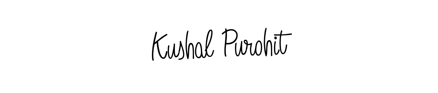 Create a beautiful signature design for name Kushal Purohit. With this signature (Angelique-Rose-font-FFP) fonts, you can make a handwritten signature for free. Kushal Purohit signature style 5 images and pictures png