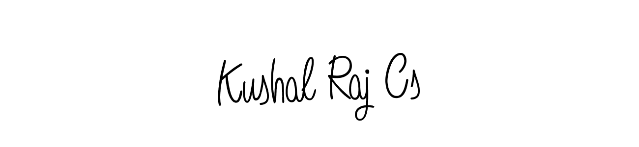 Design your own signature with our free online signature maker. With this signature software, you can create a handwritten (Angelique-Rose-font-FFP) signature for name Kushal Raj Cs. Kushal Raj Cs signature style 5 images and pictures png