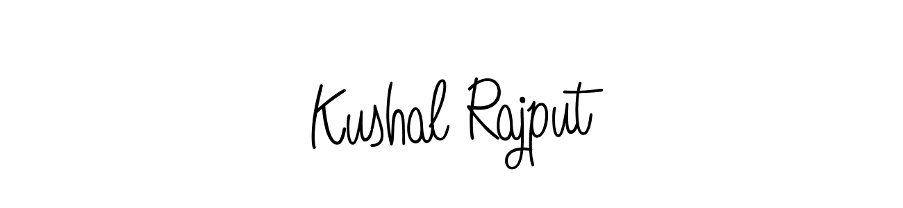How to make Kushal Rajput signature? Angelique-Rose-font-FFP is a professional autograph style. Create handwritten signature for Kushal Rajput name. Kushal Rajput signature style 5 images and pictures png