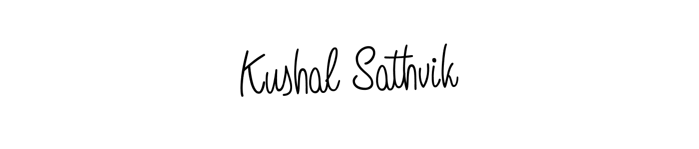 Make a beautiful signature design for name Kushal Sathvik. Use this online signature maker to create a handwritten signature for free. Kushal Sathvik signature style 5 images and pictures png