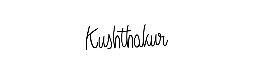 Create a beautiful signature design for name Kushthakur. With this signature (Angelique-Rose-font-FFP) fonts, you can make a handwritten signature for free. Kushthakur signature style 5 images and pictures png