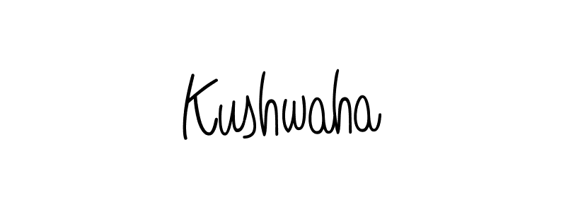 Use a signature maker to create a handwritten signature online. With this signature software, you can design (Angelique-Rose-font-FFP) your own signature for name Kushwaha. Kushwaha signature style 5 images and pictures png