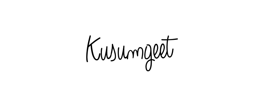 How to make Kusumgeet signature? Angelique-Rose-font-FFP is a professional autograph style. Create handwritten signature for Kusumgeet name. Kusumgeet signature style 5 images and pictures png