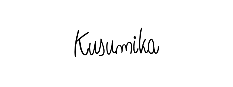 How to Draw Kusumika signature style? Angelique-Rose-font-FFP is a latest design signature styles for name Kusumika. Kusumika signature style 5 images and pictures png