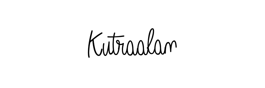 Use a signature maker to create a handwritten signature online. With this signature software, you can design (Angelique-Rose-font-FFP) your own signature for name Kutraalan. Kutraalan signature style 5 images and pictures png