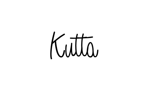 Best and Professional Signature Style for Kutta. Angelique-Rose-font-FFP Best Signature Style Collection. Kutta signature style 5 images and pictures png