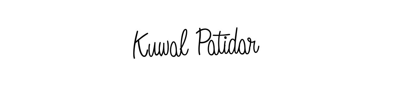 This is the best signature style for the Kuwal Patidar name. Also you like these signature font (Angelique-Rose-font-FFP). Mix name signature. Kuwal Patidar signature style 5 images and pictures png