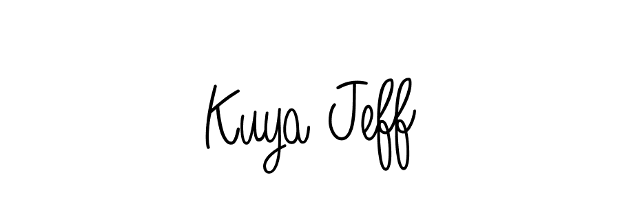 Also we have Kuya Jeff name is the best signature style. Create professional handwritten signature collection using Angelique-Rose-font-FFP autograph style. Kuya Jeff signature style 5 images and pictures png