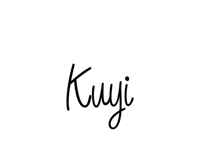 Kuyi stylish signature style. Best Handwritten Sign (Angelique-Rose-font-FFP) for my name. Handwritten Signature Collection Ideas for my name Kuyi. Kuyi signature style 5 images and pictures png