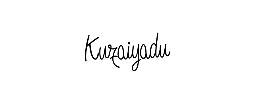 Kuzaiyadu stylish signature style. Best Handwritten Sign (Angelique-Rose-font-FFP) for my name. Handwritten Signature Collection Ideas for my name Kuzaiyadu. Kuzaiyadu signature style 5 images and pictures png