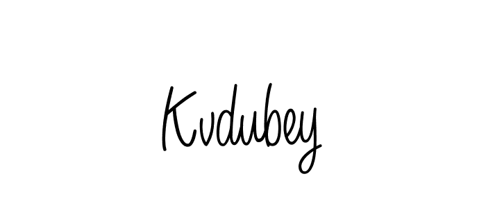 Make a beautiful signature design for name Kvdubey. Use this online signature maker to create a handwritten signature for free. Kvdubey signature style 5 images and pictures png