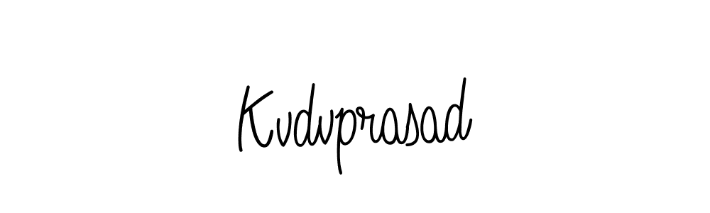 Create a beautiful signature design for name Kvdvprasad. With this signature (Angelique-Rose-font-FFP) fonts, you can make a handwritten signature for free. Kvdvprasad signature style 5 images and pictures png