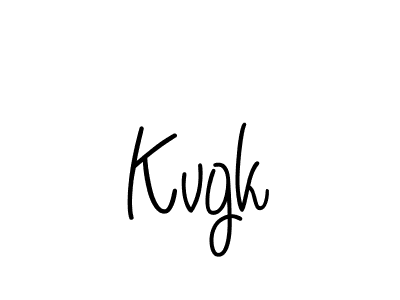 Kvgk stylish signature style. Best Handwritten Sign (Angelique-Rose-font-FFP) for my name. Handwritten Signature Collection Ideas for my name Kvgk. Kvgk signature style 5 images and pictures png