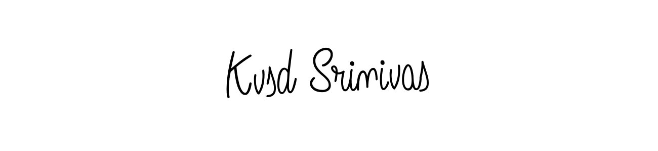 How to Draw Kvsd Srinivas signature style? Angelique-Rose-font-FFP is a latest design signature styles for name Kvsd Srinivas. Kvsd Srinivas signature style 5 images and pictures png