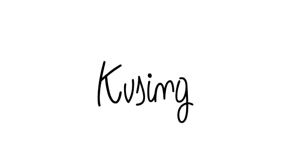 You can use this online signature creator to create a handwritten signature for the name Kvsing. This is the best online autograph maker. Kvsing signature style 5 images and pictures png