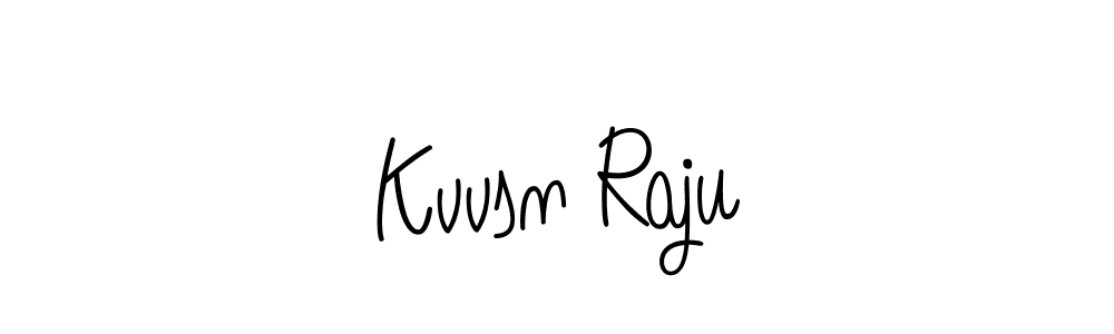 Angelique-Rose-font-FFP is a professional signature style that is perfect for those who want to add a touch of class to their signature. It is also a great choice for those who want to make their signature more unique. Get Kvvsn Raju name to fancy signature for free. Kvvsn Raju signature style 5 images and pictures png