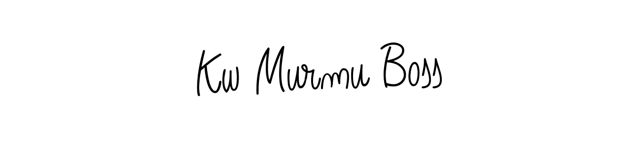 Angelique-Rose-font-FFP is a professional signature style that is perfect for those who want to add a touch of class to their signature. It is also a great choice for those who want to make their signature more unique. Get Kw Murmu Boss name to fancy signature for free. Kw Murmu Boss signature style 5 images and pictures png