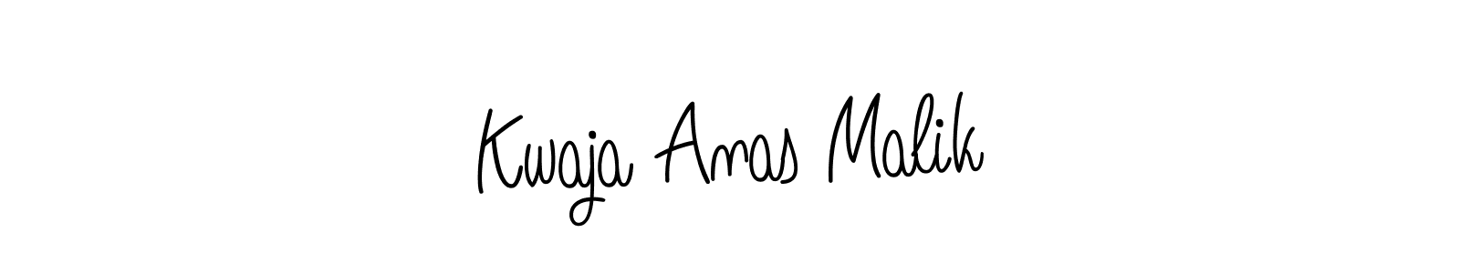 This is the best signature style for the Kwaja Anas Malik name. Also you like these signature font (Angelique-Rose-font-FFP). Mix name signature. Kwaja Anas Malik signature style 5 images and pictures png