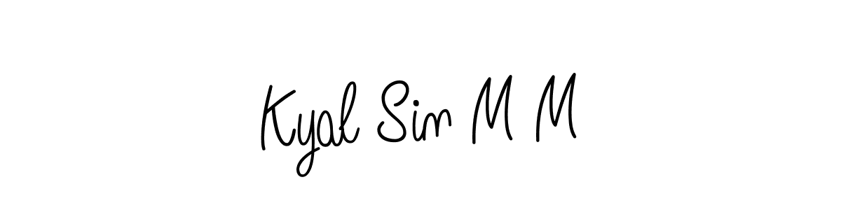 Here are the top 10 professional signature styles for the name Kyal Sin M M. These are the best autograph styles you can use for your name. Kyal Sin M M signature style 5 images and pictures png