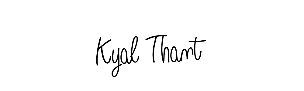 Angelique-Rose-font-FFP is a professional signature style that is perfect for those who want to add a touch of class to their signature. It is also a great choice for those who want to make their signature more unique. Get Kyal Thant name to fancy signature for free. Kyal Thant signature style 5 images and pictures png