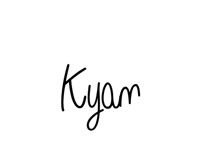 How to Draw Kyan signature style? Angelique-Rose-font-FFP is a latest design signature styles for name Kyan. Kyan signature style 5 images and pictures png