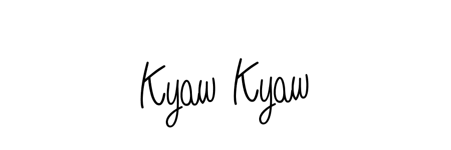 Also You can easily find your signature by using the search form. We will create Kyaw Kyaw name handwritten signature images for you free of cost using Angelique-Rose-font-FFP sign style. Kyaw Kyaw signature style 5 images and pictures png