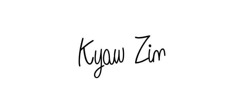 Make a beautiful signature design for name Kyaw Zin. Use this online signature maker to create a handwritten signature for free. Kyaw Zin signature style 5 images and pictures png