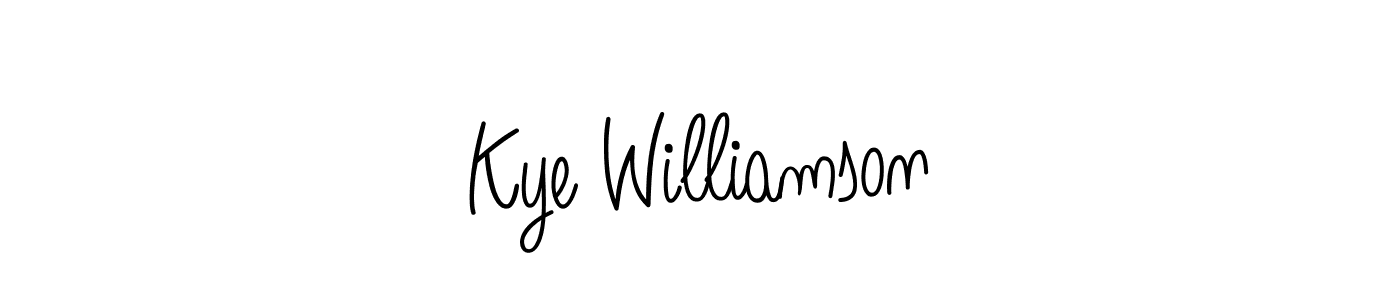 Also we have Kye Williamson name is the best signature style. Create professional handwritten signature collection using Angelique-Rose-font-FFP autograph style. Kye Williamson signature style 5 images and pictures png