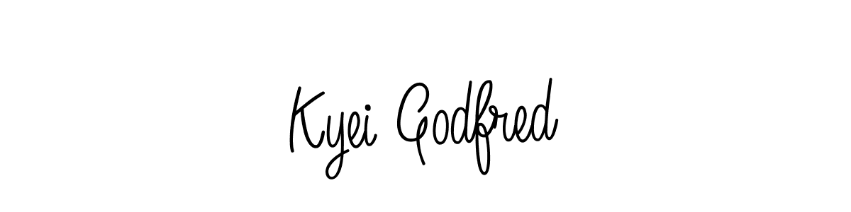 Once you've used our free online signature maker to create your best signature Angelique-Rose-font-FFP style, it's time to enjoy all of the benefits that Kyei Godfred name signing documents. Kyei Godfred signature style 5 images and pictures png