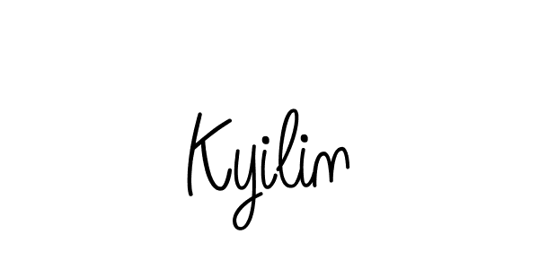 Also we have Kyilin name is the best signature style. Create professional handwritten signature collection using Angelique-Rose-font-FFP autograph style. Kyilin signature style 5 images and pictures png