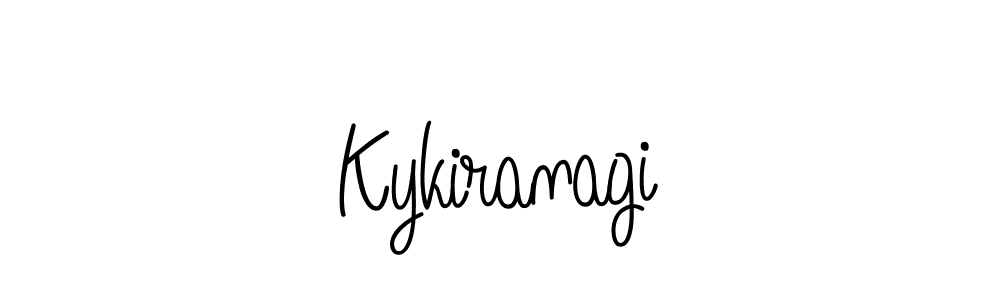 You should practise on your own different ways (Angelique-Rose-font-FFP) to write your name (Kykiranagi) in signature. don't let someone else do it for you. Kykiranagi signature style 5 images and pictures png